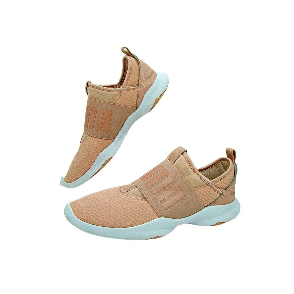 Puma Womens Dare Blush Rose Pink Low Top Slip On Sock Sneaker Shoes Size US 7